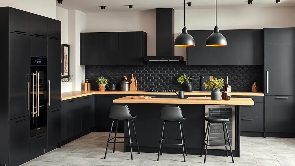 Jeux de contraste et intégration des idées de décoration